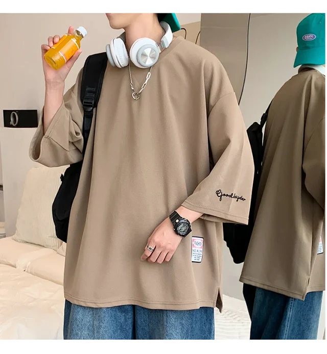 2025 Men's Cotton Short Sleeve T-Shirt Detail
