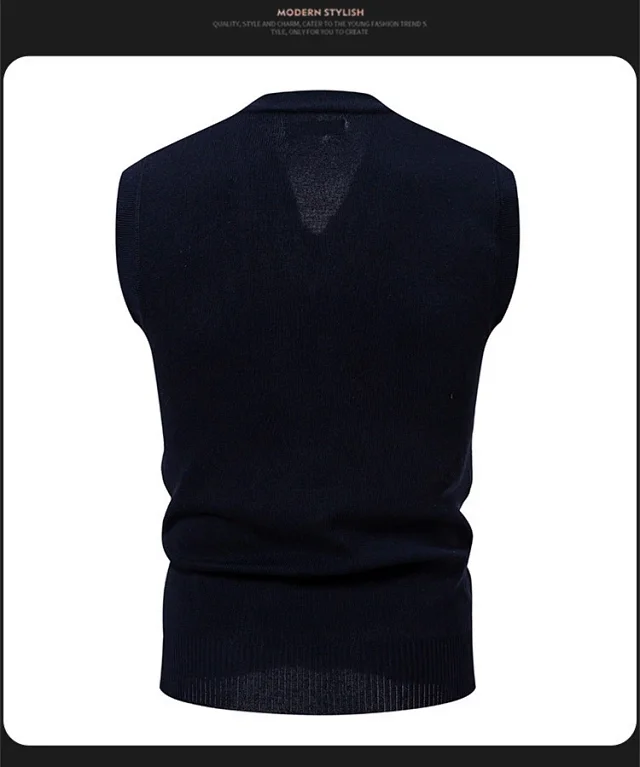 Amazon Youth Men's Check Jacquard Vest Detail