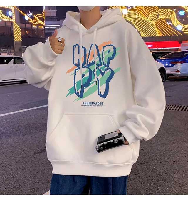 Men's Oversize Cotton Hoodie 2025 Graphic Detail