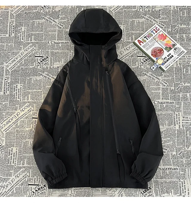 Windproof Waterproof Fleece-Lined Couple's 3-in-1 Jacket Detail