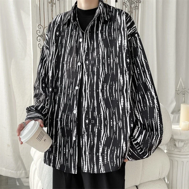 Men's Hip Hop Long Sleeve Shirt