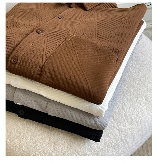 Japanese-Style Vintage Men's Corduroy Shirt Detail