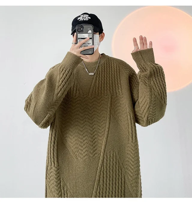 Vintage American Boyfriend Sweater Unisex Detail