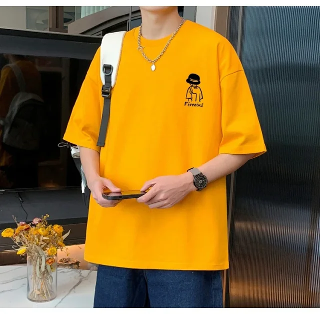 2025 Men's Heavyweight Cotton T-shirt Detail