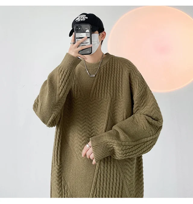 Vintage American Boyfriend Sweater Unisex Detail