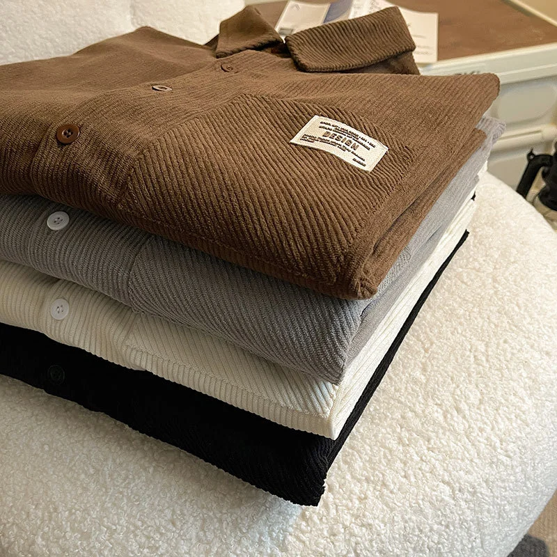 Japanese Vintage Men's Corduroy Shirt