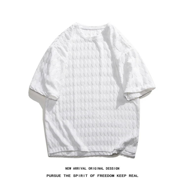 Men's Cooling Silk Jacquard Stretch Tee