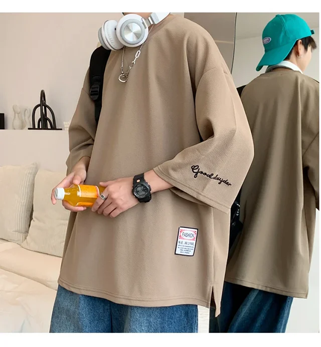 2025 Men's Cotton Short Sleeve T-Shirt Detail