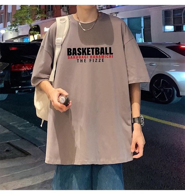 Slam Dunk Men's Cotton T-Shirt Detail