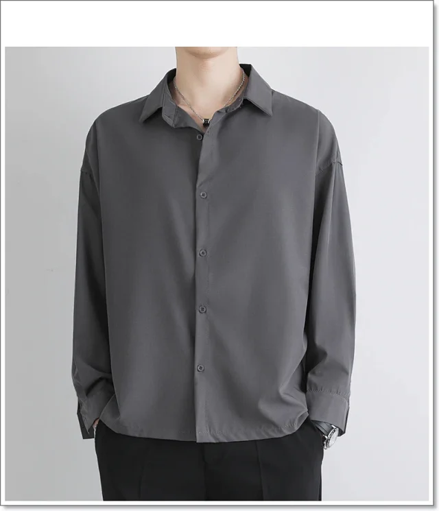 Men's Trendy Casual Long Sleeve Shirt Detail