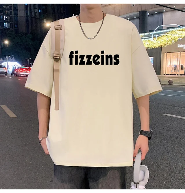 Men's Summer 2025 Casual Loose Tee Detail