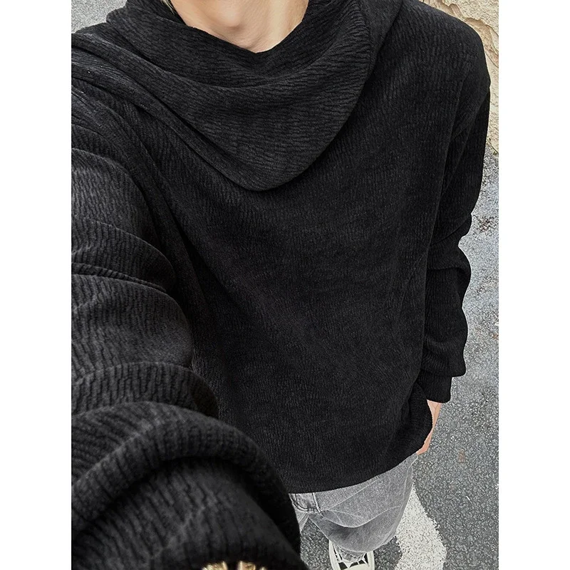 American Vintage Men's Scarf Collar Hoodie