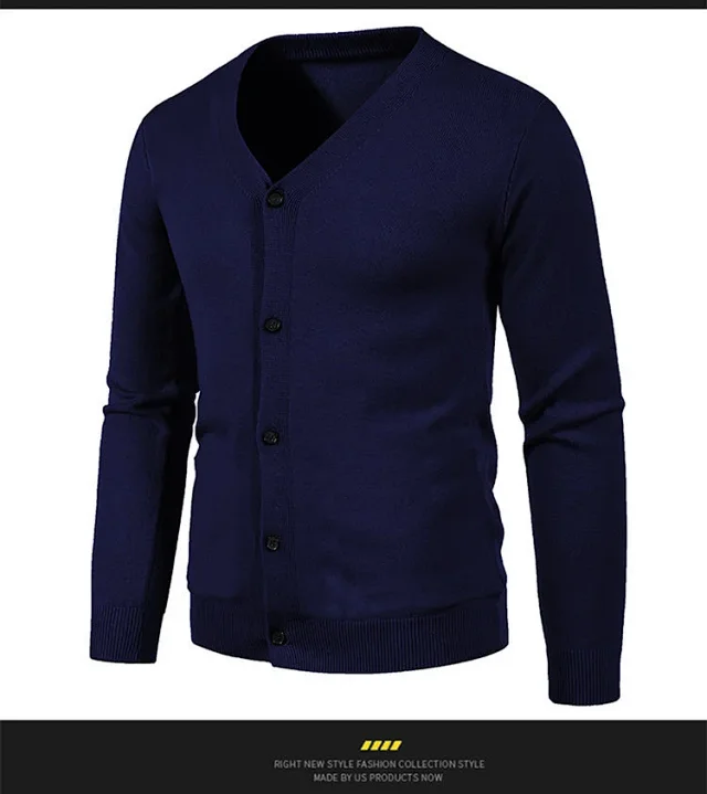 23 Fall Men's Knit Cardigan Detail