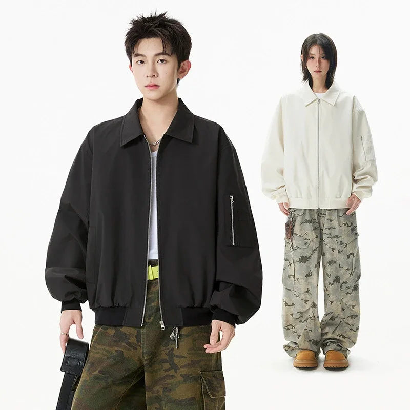 Unisex Cropped Bomber Jacket New
