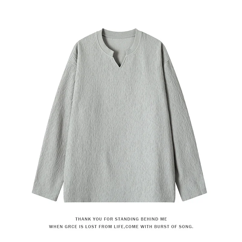 Cleanfit Men's Textured Long Sleeve Tee