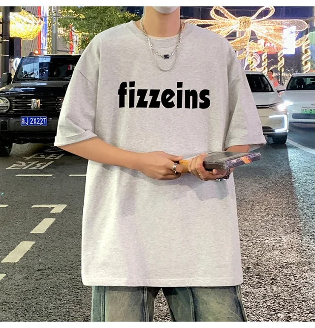 Men's Summer 2025 Casual Loose Tee Detail