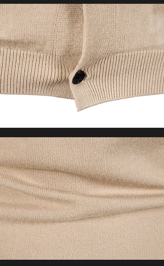 23 Fall Men's Knit Cardigan Detail
