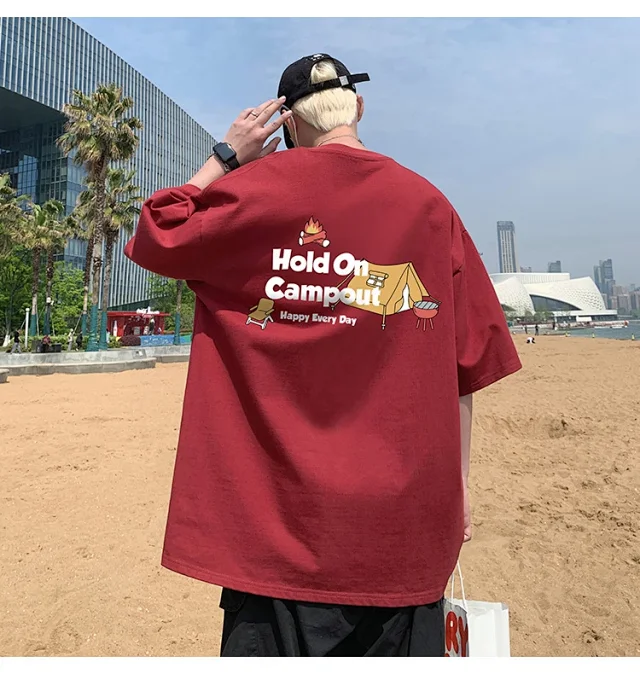 Unisex Heavyweight Cotton Streetwear T-Shirt 2025 Detail