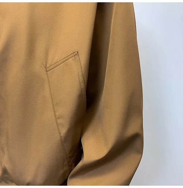 Men's Vintage American Oversized Bomber Jacket Detail