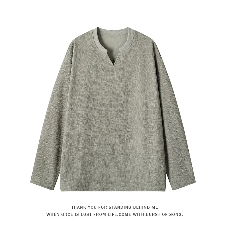 Cleanfit Men's Textured Long Sleeve Tee