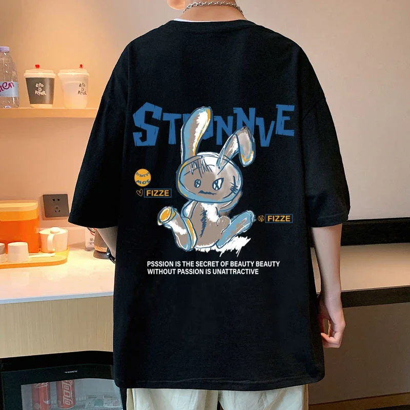 Summer Unisex HK Violent Rabbit Tee