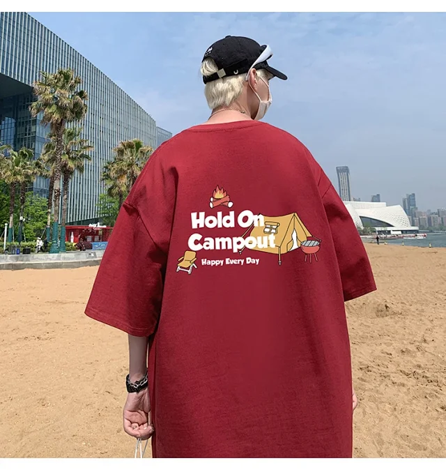 Unisex Heavyweight Cotton Streetwear T-Shirt 2025 Detail