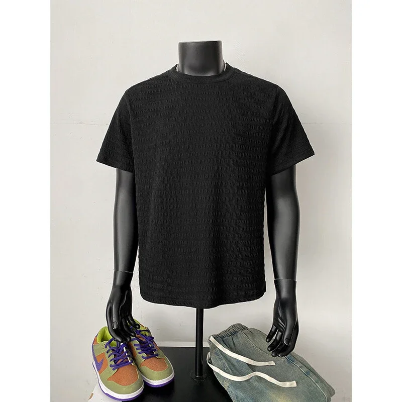 Men's Summer Jacquard Clean Fit Tee