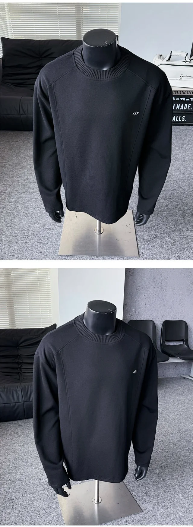 Men's Cleanfit Vintage Long Sleeve Tee Detail
