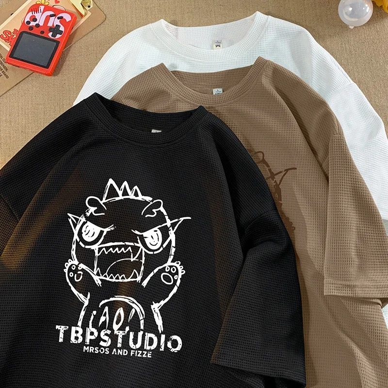 Men's Short Sleeve Dino Waffle Tee