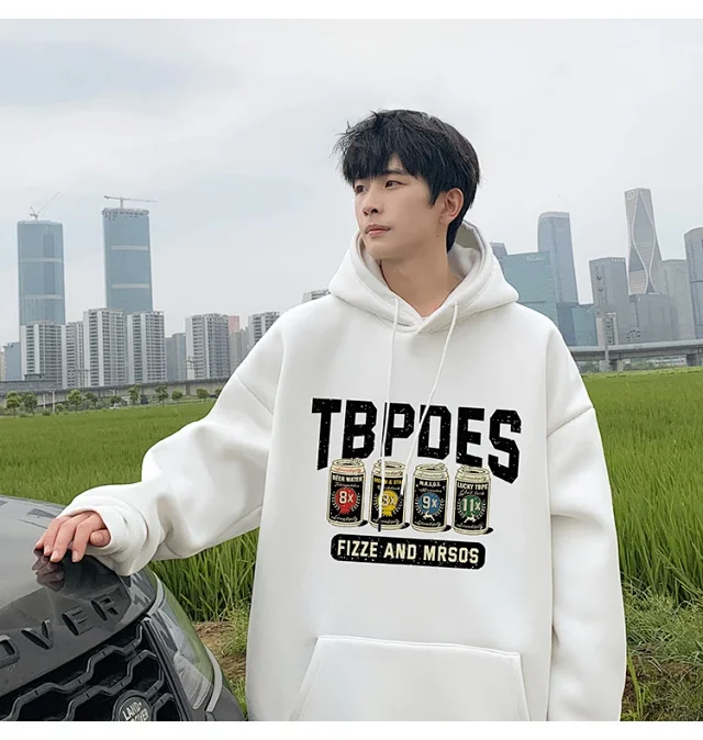 Men's Seasonal Graphic Hoodie Loose 2025 Detail