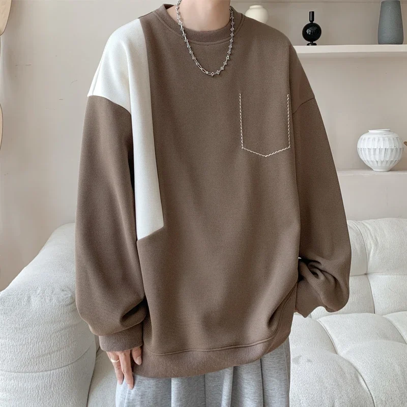 Men's Premium Color-Block Oversized Sweatshirt