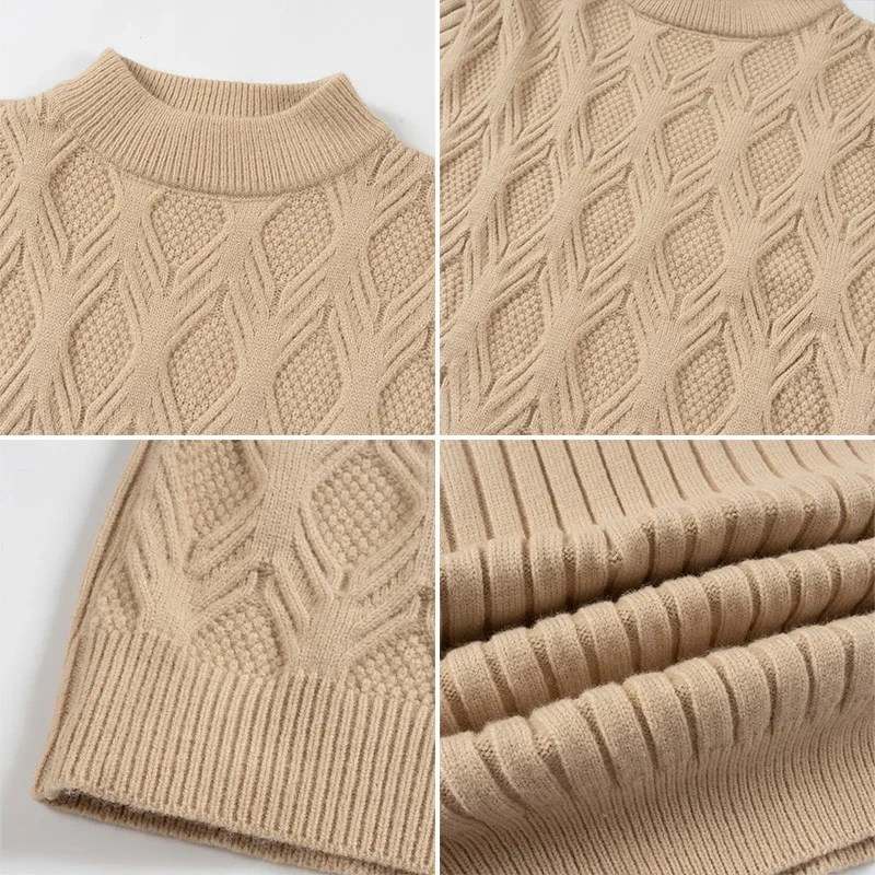 Men's Vintage Argyle Casual Sweater
