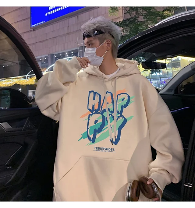 Men's Oversize Cotton Hoodie 2025 Graphic Detail
