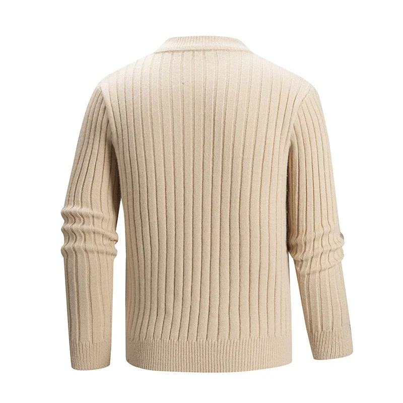 Men's Vintage Argyle Sweater Loose Fit