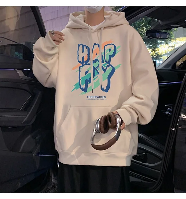 Men's Oversize Cotton Hoodie 2025 Graphic Detail