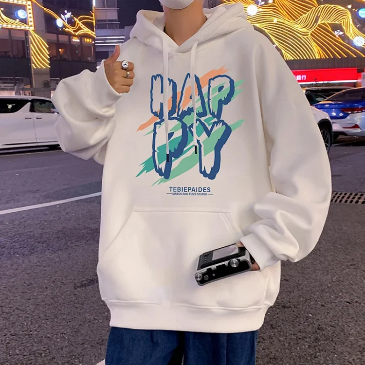 Men's Oversize Cotton Hoodie 2025 Graphic