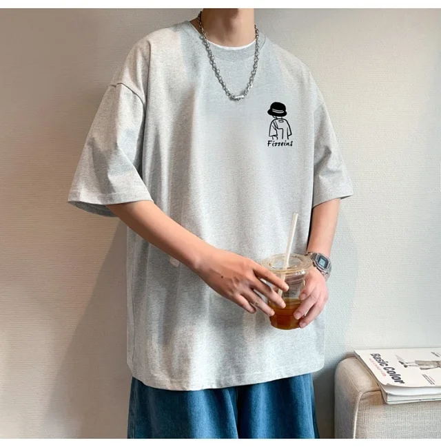2025 Men's Heavyweight Cotton T-shirt Detail