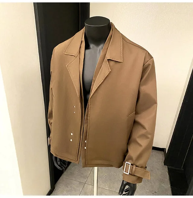 Men's Autumn Premium Mock Blazer Detail