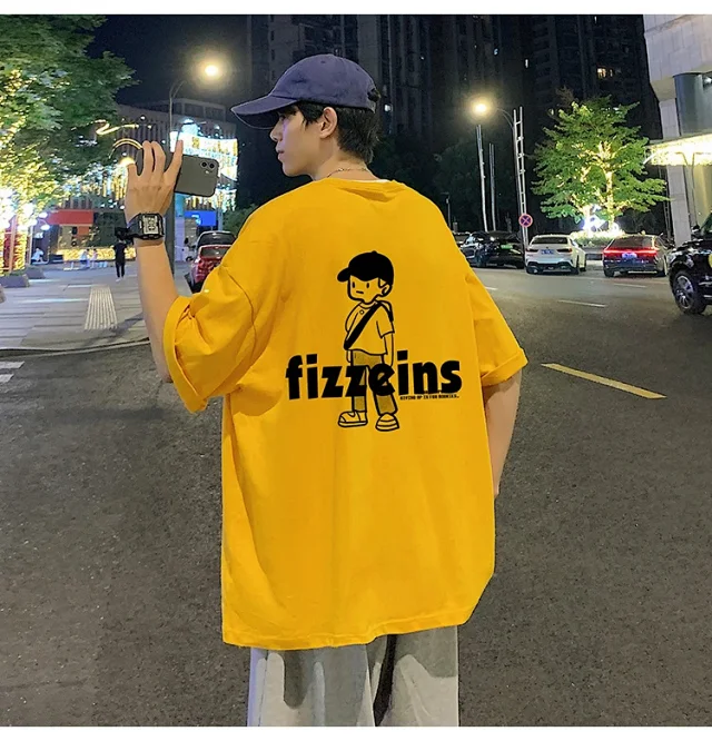 Men's Summer 2025 Casual Loose Tee Detail
