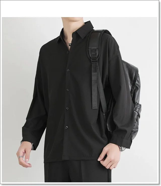 Men's Trendy Casual Long Sleeve Shirt Detail