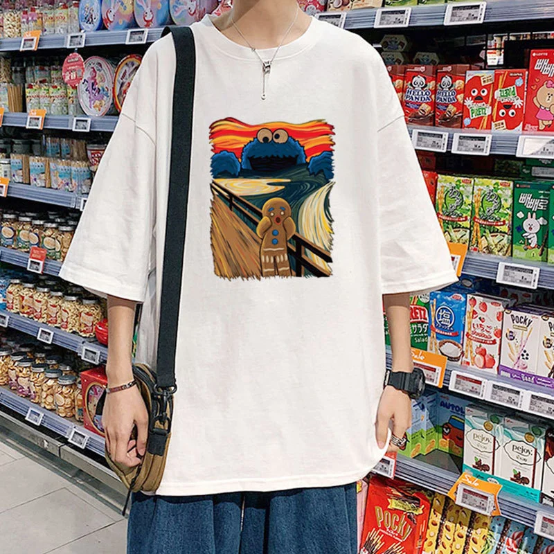 Sesame Street Men's Gingerbread Summer Tee