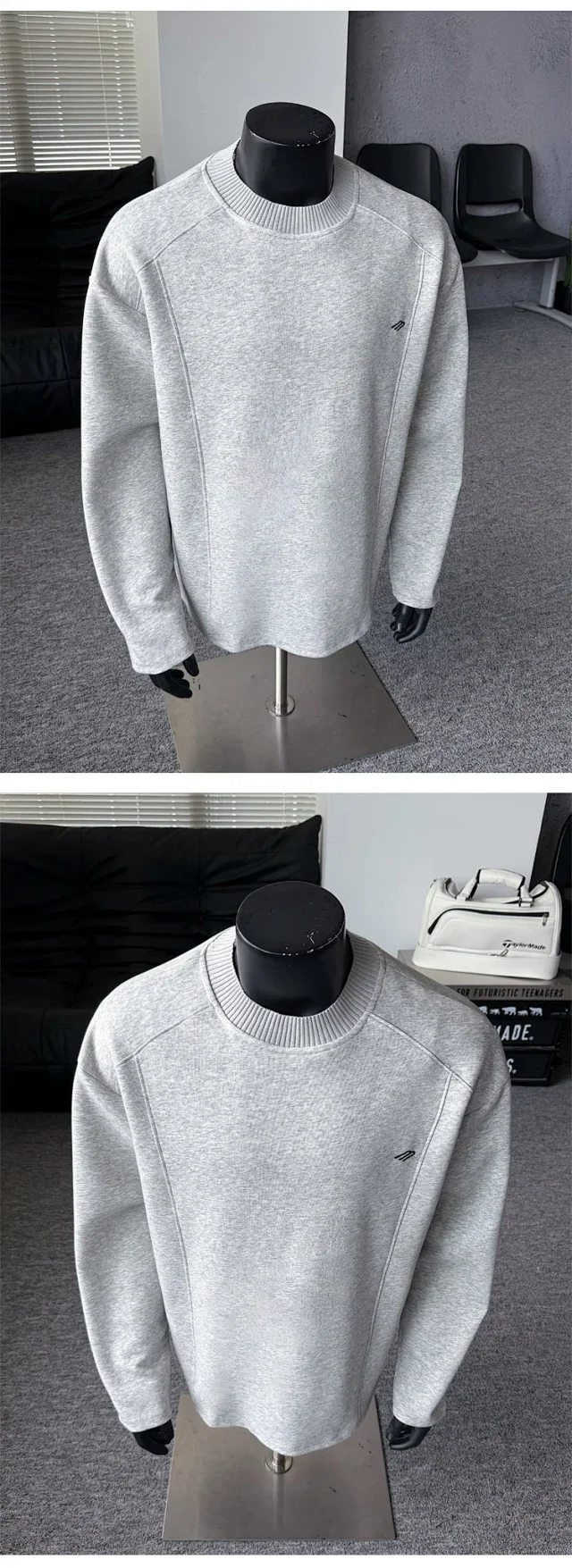 Men's Cleanfit Vintage Long Sleeve Tee Detail