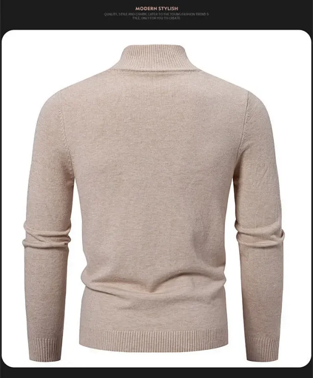 Ruisheng Men's Autumn/Winter Knit Cardigan Detail