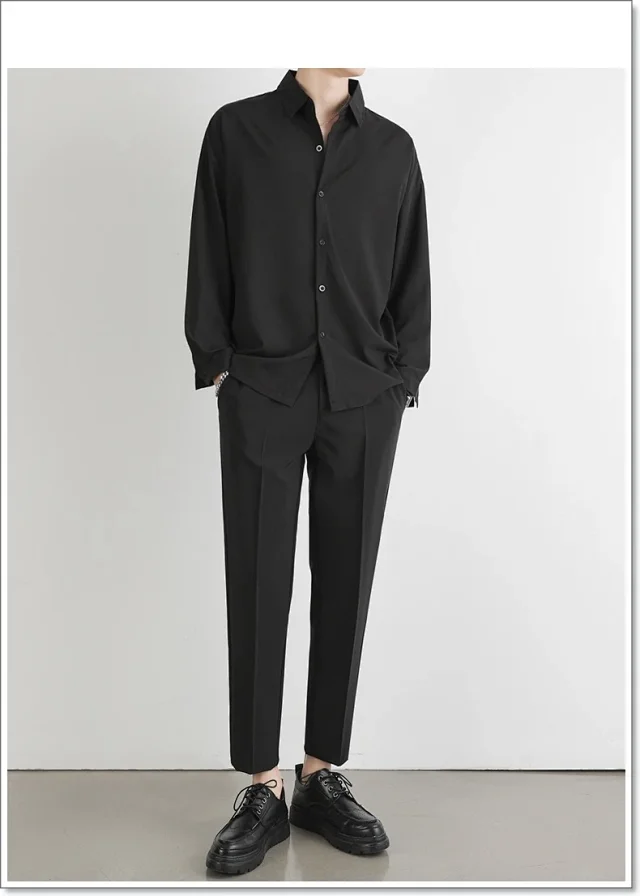 Men's Trendy Casual Long Sleeve Shirt Detail