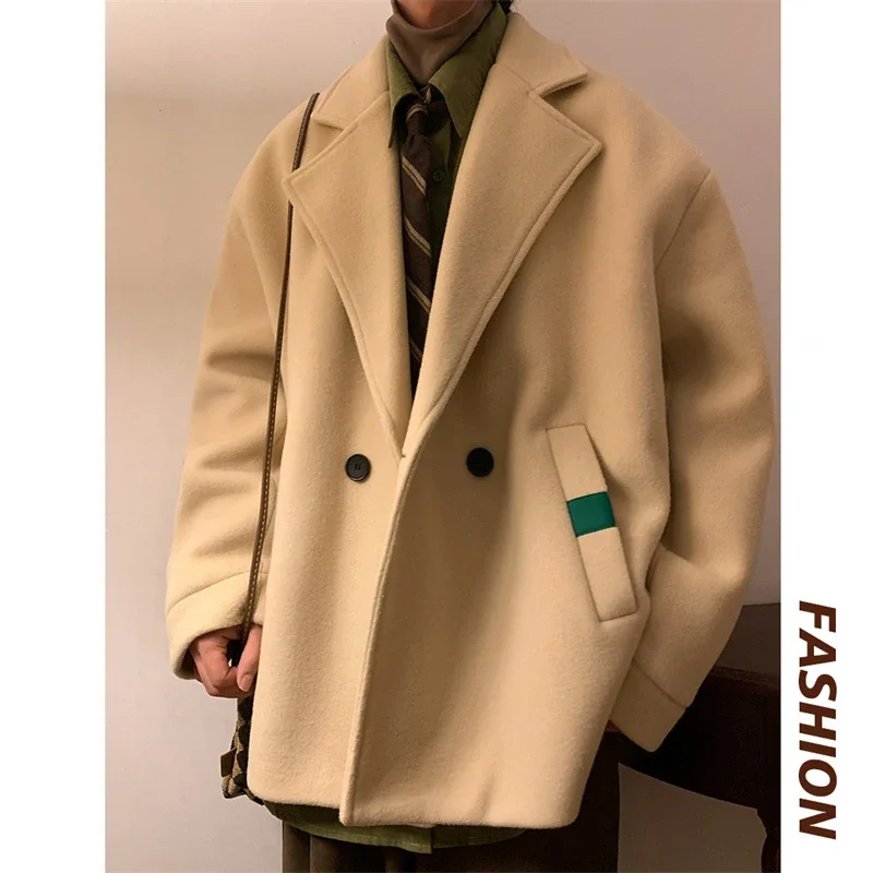Men's Japanese Retro Oversized Winter Blazer