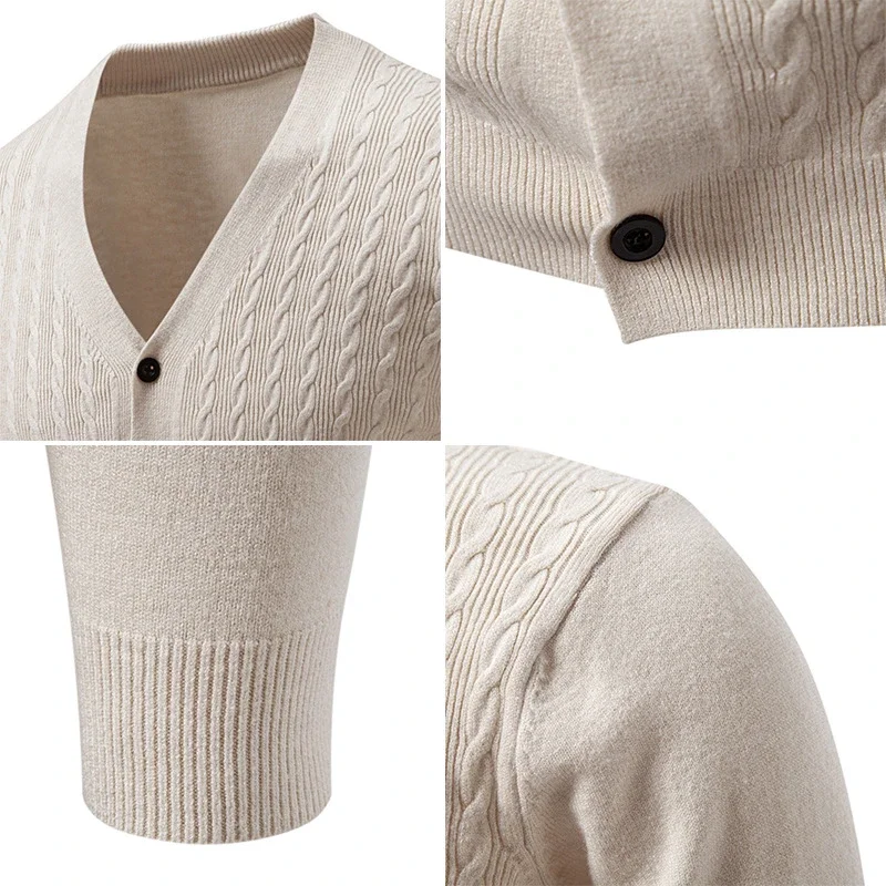 Men's K-Style Knit Cardigan AW New