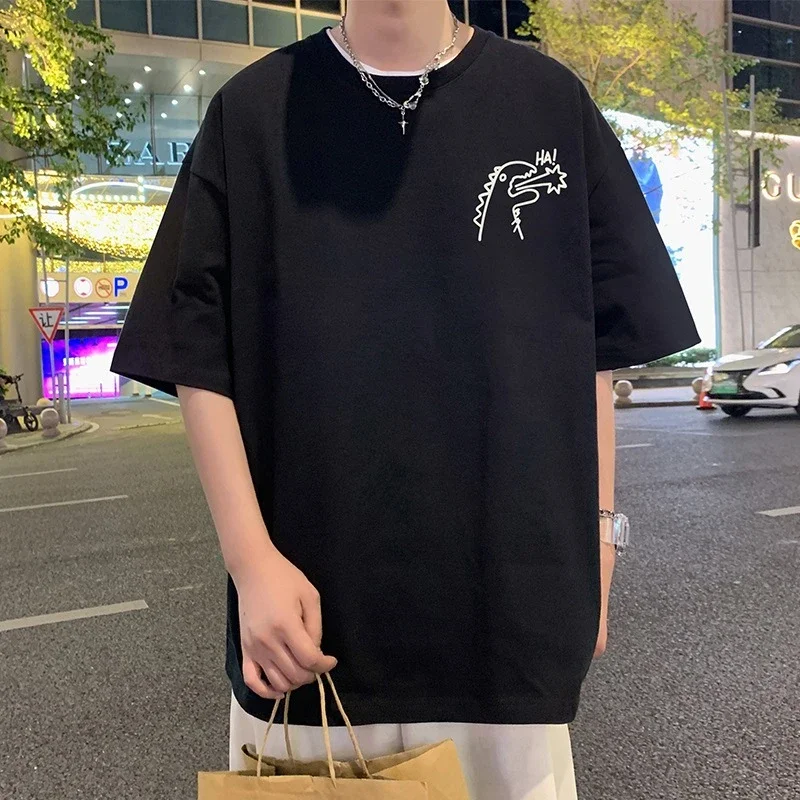 2025 Summer Men's Cotton Oversized T-Shirt
