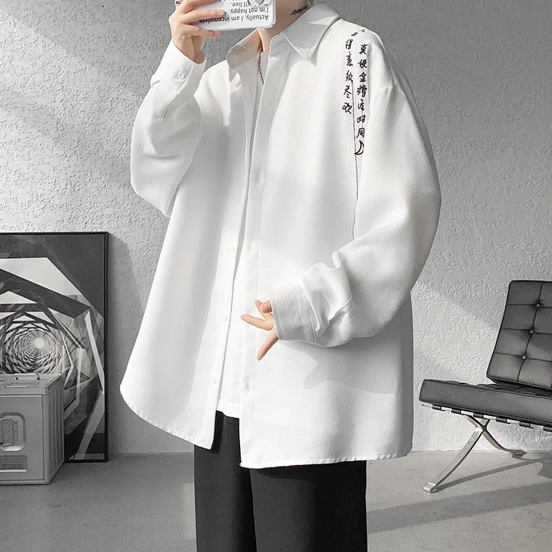 Men's Summer Retro Embroidered Shirt