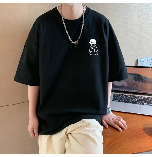 2025 Men's Heavyweight Cotton T-shirt Detail