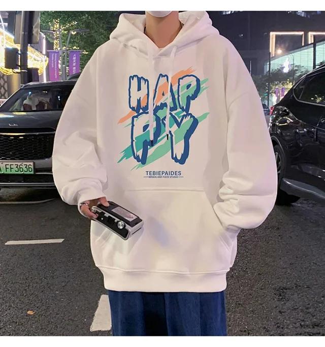 Men's Oversize Cotton Hoodie 2025 Graphic Detail